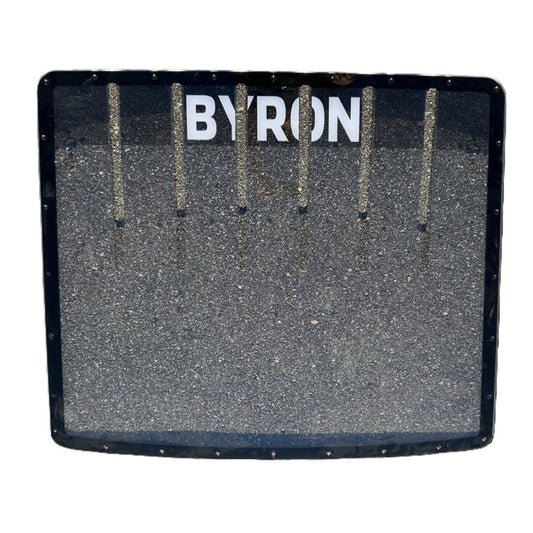 Race Used 2025 William Byron #24 Rear Windshield - Phoenix 2