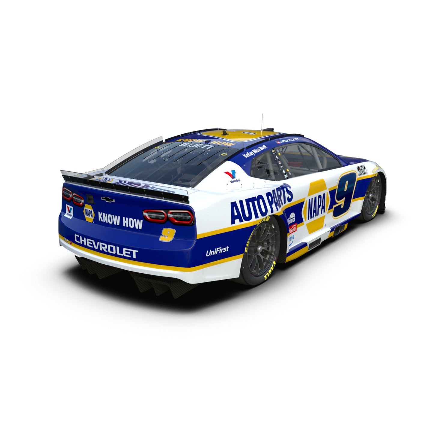 Chase Elliott #9 2026 NAPA 1:64 Hard Top Foil Number Die-Cast
