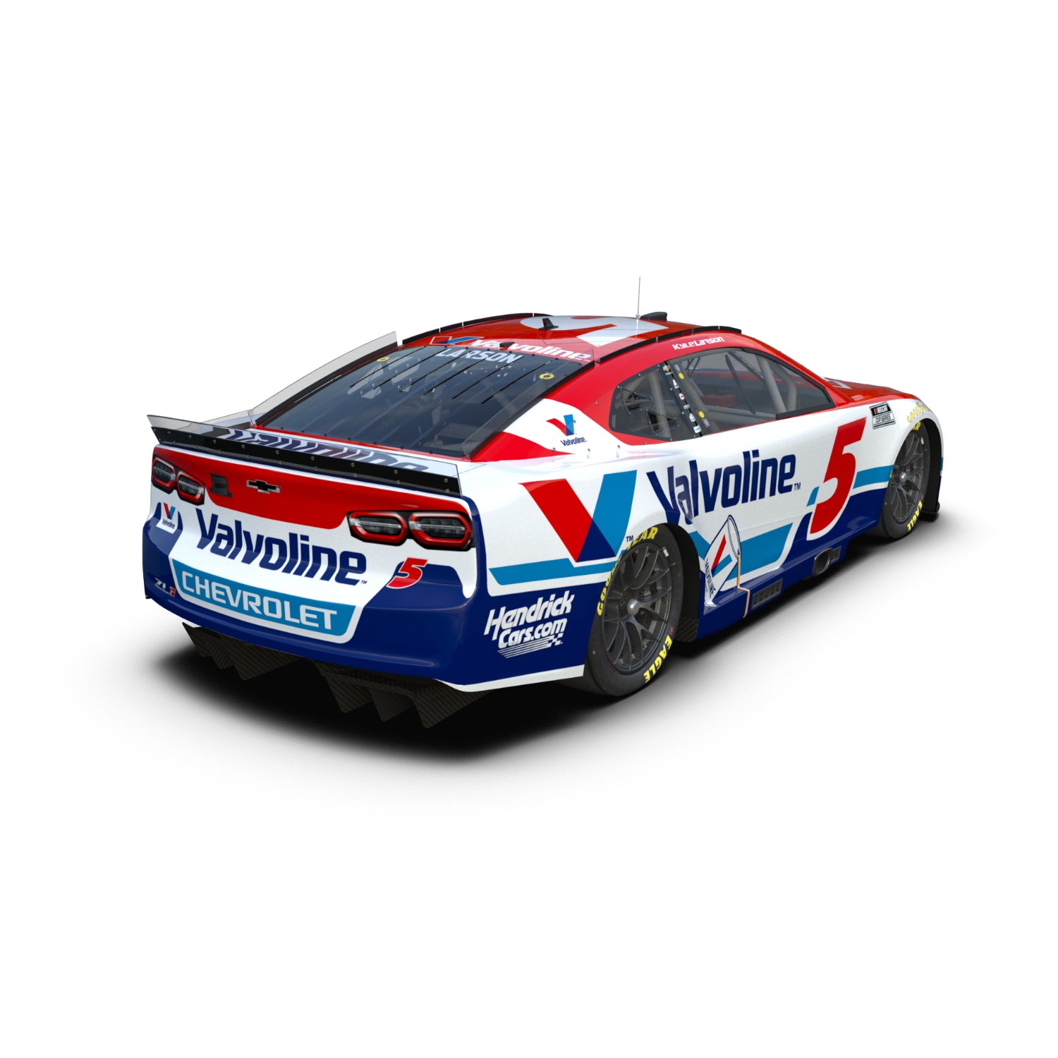 ミニカーセット Hooters Kodak Valvoline Kyle Larson #5 2026 Valvoline 1:24 HO Die-Cast – Hendrick Motorsports