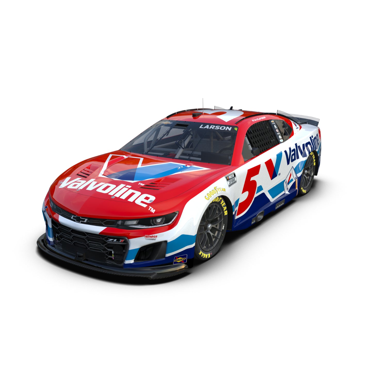 AUTOGRAPHED Kyle Larson #5 2026 Valvoline 1:24 ELITE Die-Cast
