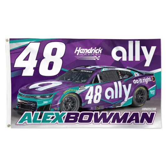 Alex Bowman #48 Ally Deluxe 3' x 5' Flag