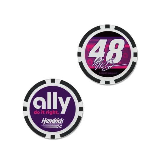 Alex Bowman #48 Ally Poker Chip Ball Marker