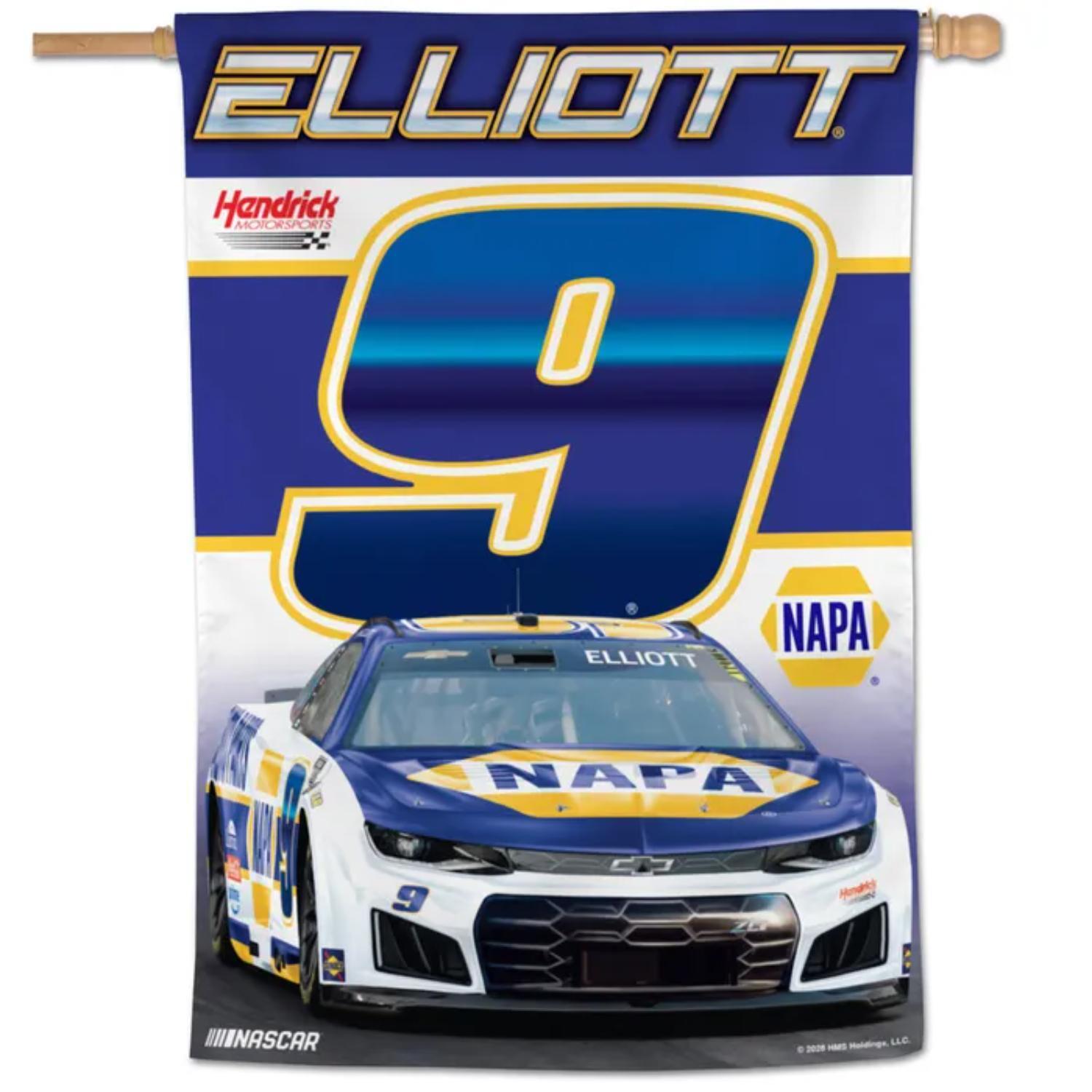 Chase Elliott #9 NAPA Vertical Flag – Hendrick Motorsports