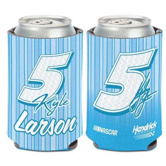 Kyle Larson #5 Light Blue Can Cooler