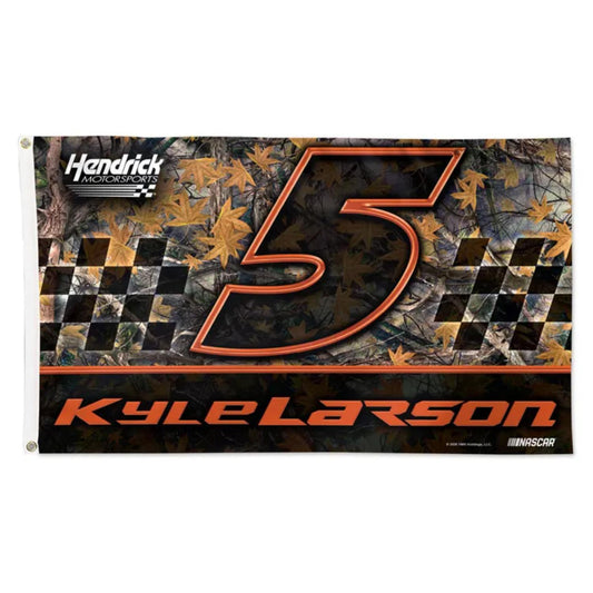 Kyle Larson #5 Camo Deluxe 3' x 5' Flag