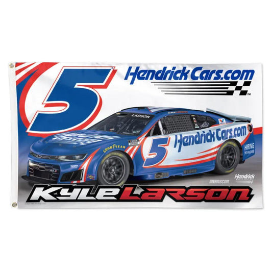 Kyle Larson #5 HendrickCars.com Deluxe 3' x 5' Flag