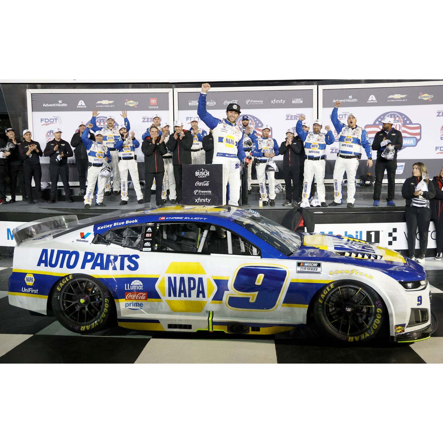 Chase Elliott #9 2026 Duel 2 at Daytona RACE WIN 1:24 HO Die-Cast
