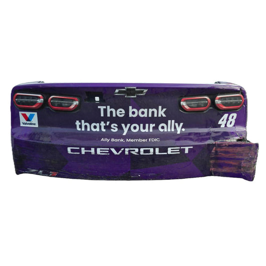 Race Used 2026 Alex Bowman #48 Ally Rear Bumper - Clash