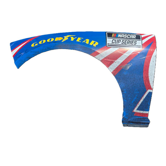 Race Used 2026 Kyle Larson #5 Hendrick Cars.com Left Front Fender - Martinsville 1, Top 10 Finish, P9