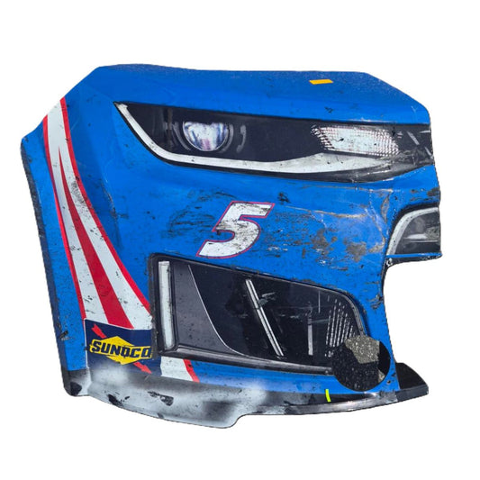 Race Used 2026 Kyle Larson #5 HendrickCars.com Right Front Nose - Martinsville 1, Top 10 Finish, P9