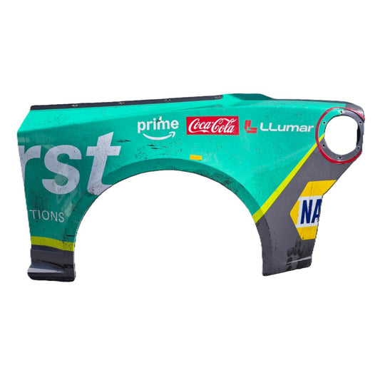 Race Used 2026 Chase Elliott #9 UniFirst Left Rear Quarter Panel - Martinsville 1 Win