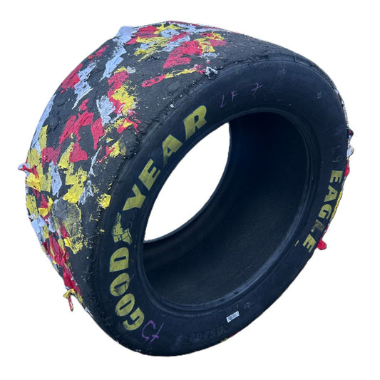 Race Used 2026 Chase Elliott #9 Victory Lane Tire - Martinsville 1 Win, 1 of 2