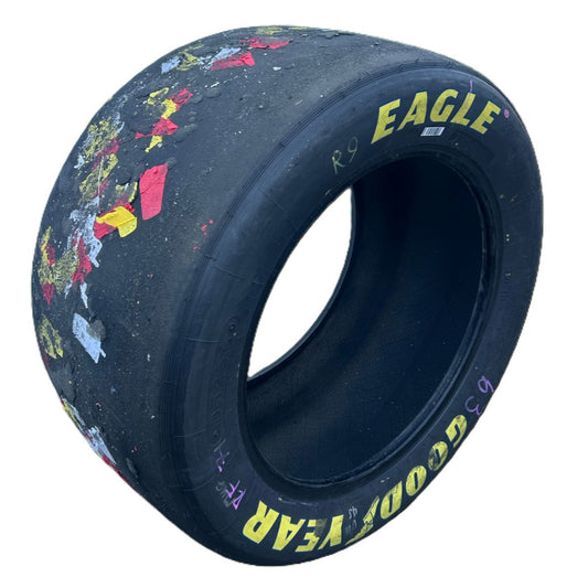 Race Used 2026 Chase Elliott #9 Victory Lane Tire - Martinsville 1 Win, 1 of 2