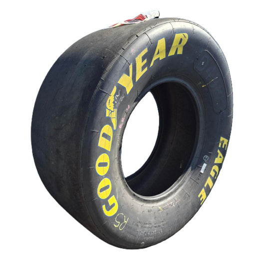 Race Used 2021 Kyle Larson #5 Win Tire - Kansas 2 Win