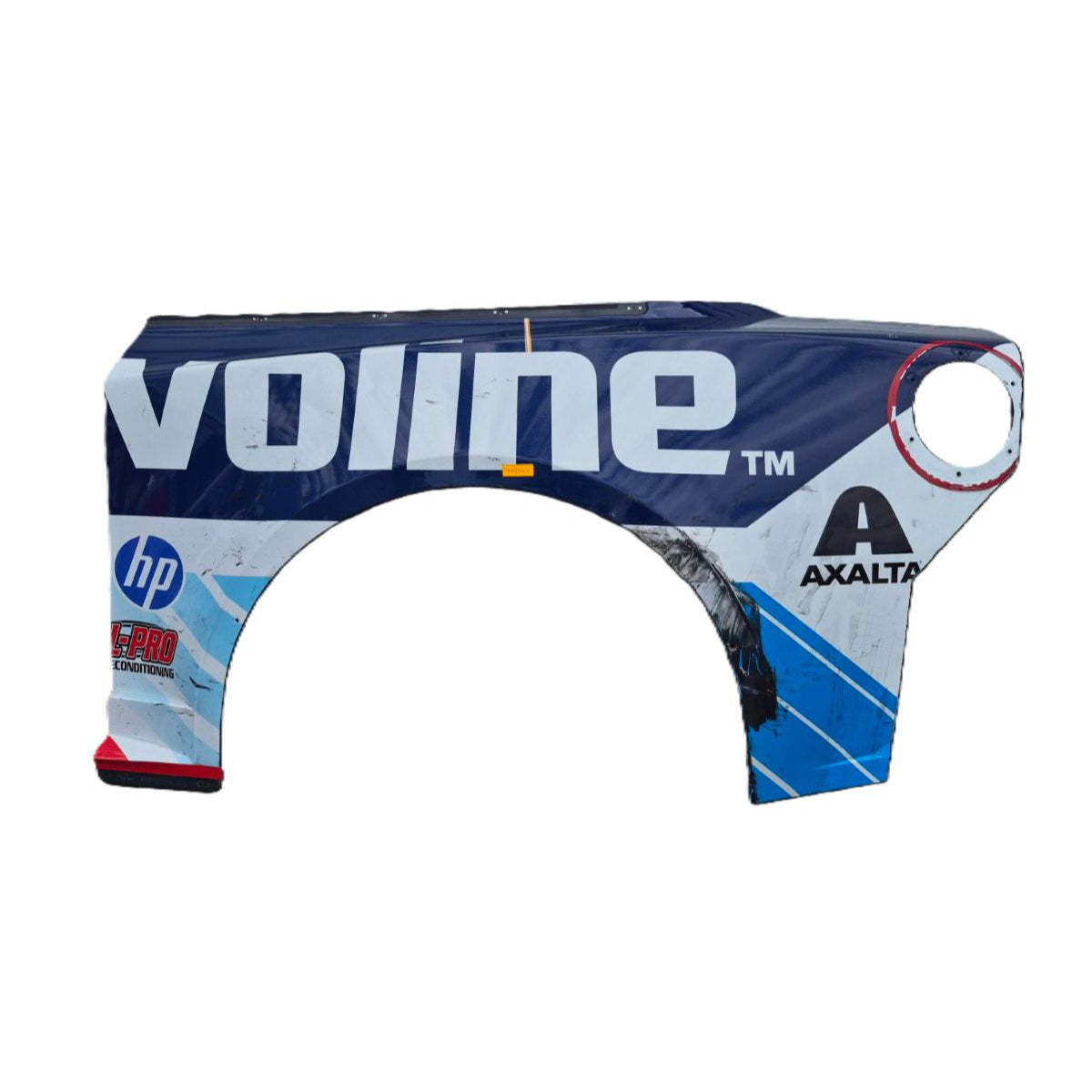 Race Used 2026 William Byron #24 Valvoline Left Rear Quarter Panel-Bristol 1