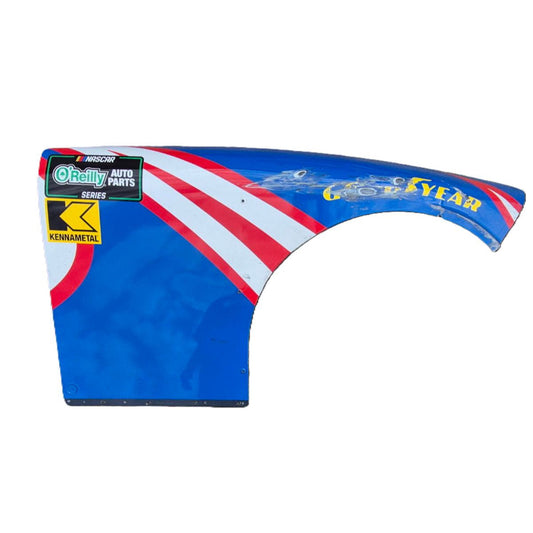 Race Used 2026 Corey Day #17 HendrickCars.com Right Front Fender -Rockingham 1, Top 10 Finish, P.10, Pole Winner