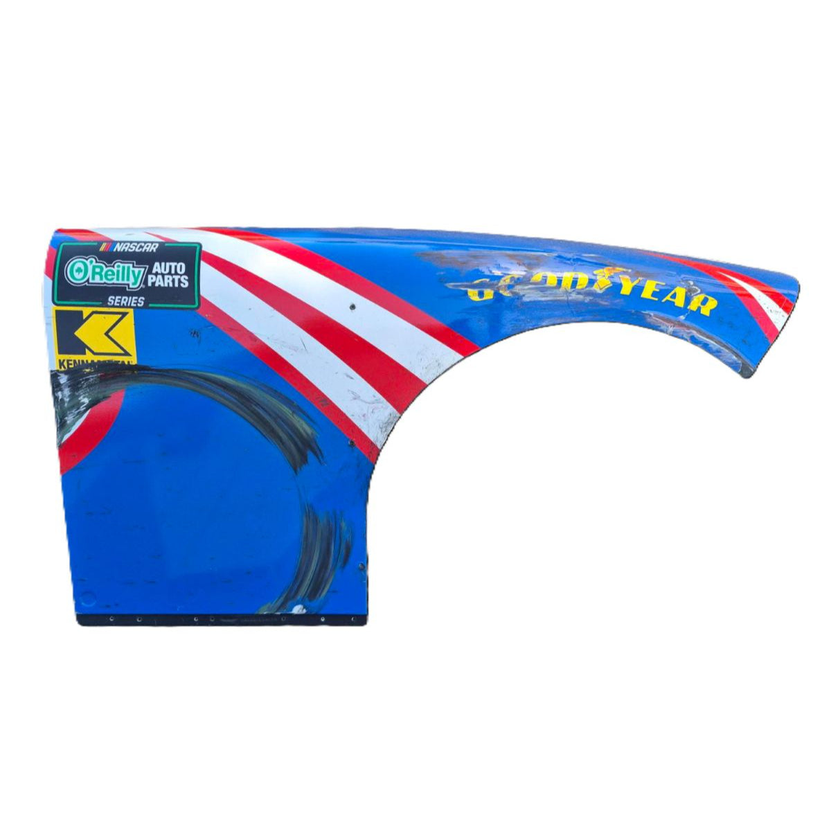 Race Used 2026 Corey Day #17 HendrickCars.com Right Front Fender - Bristol 1, Top 10, P.8