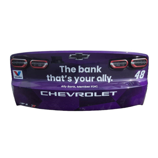 Race Used 2026 Alex Bowman #48 Ally Rear Bumper - Kansas 1