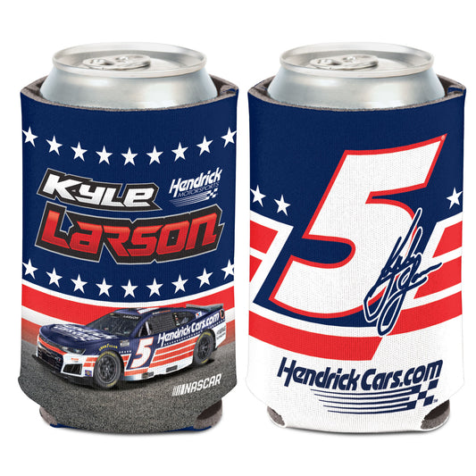 Kyle Larson #5 Patriotic Can Cooler