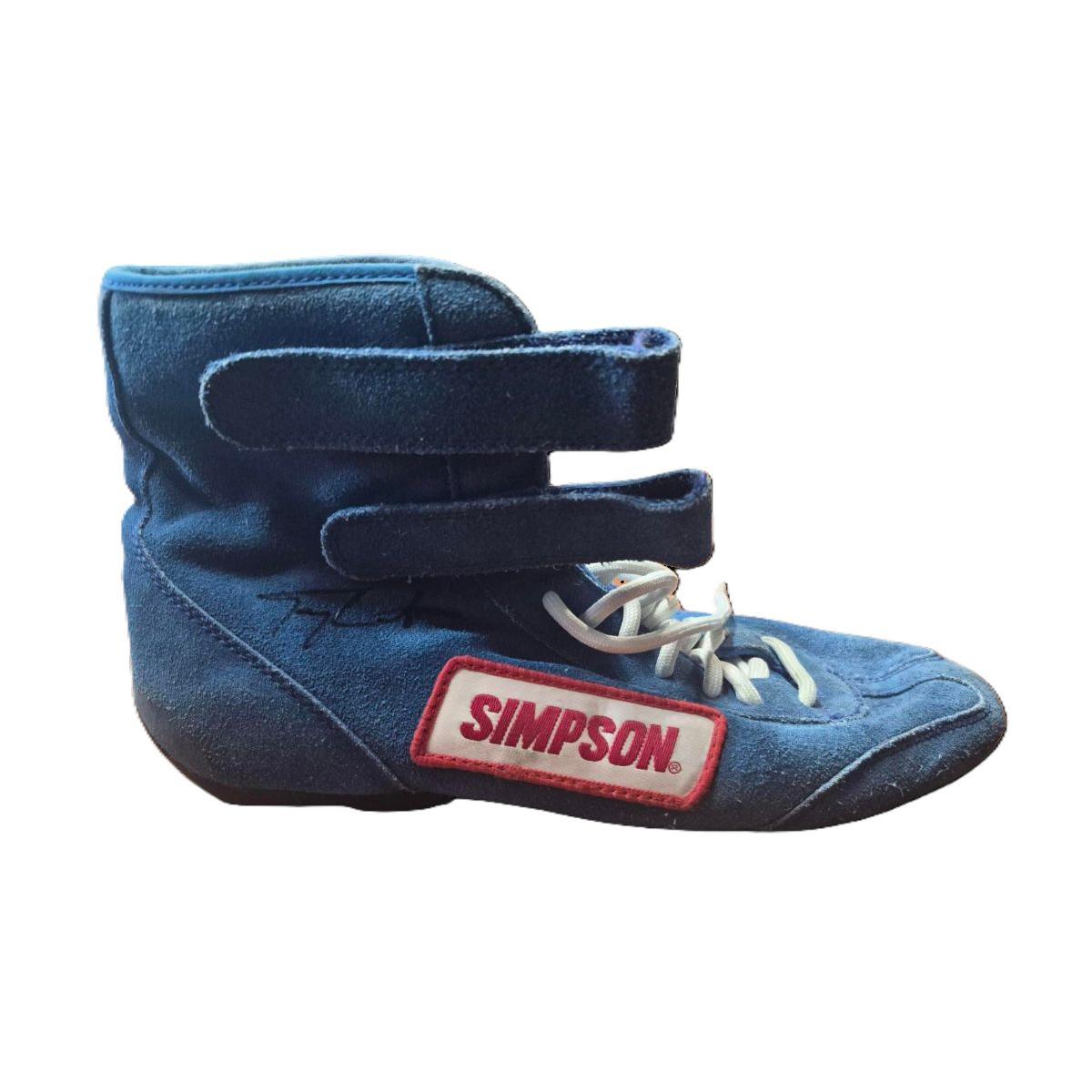 Race Used Autographed 2005 Terry Labonte Charlotte 2 Simpson Racing Booties