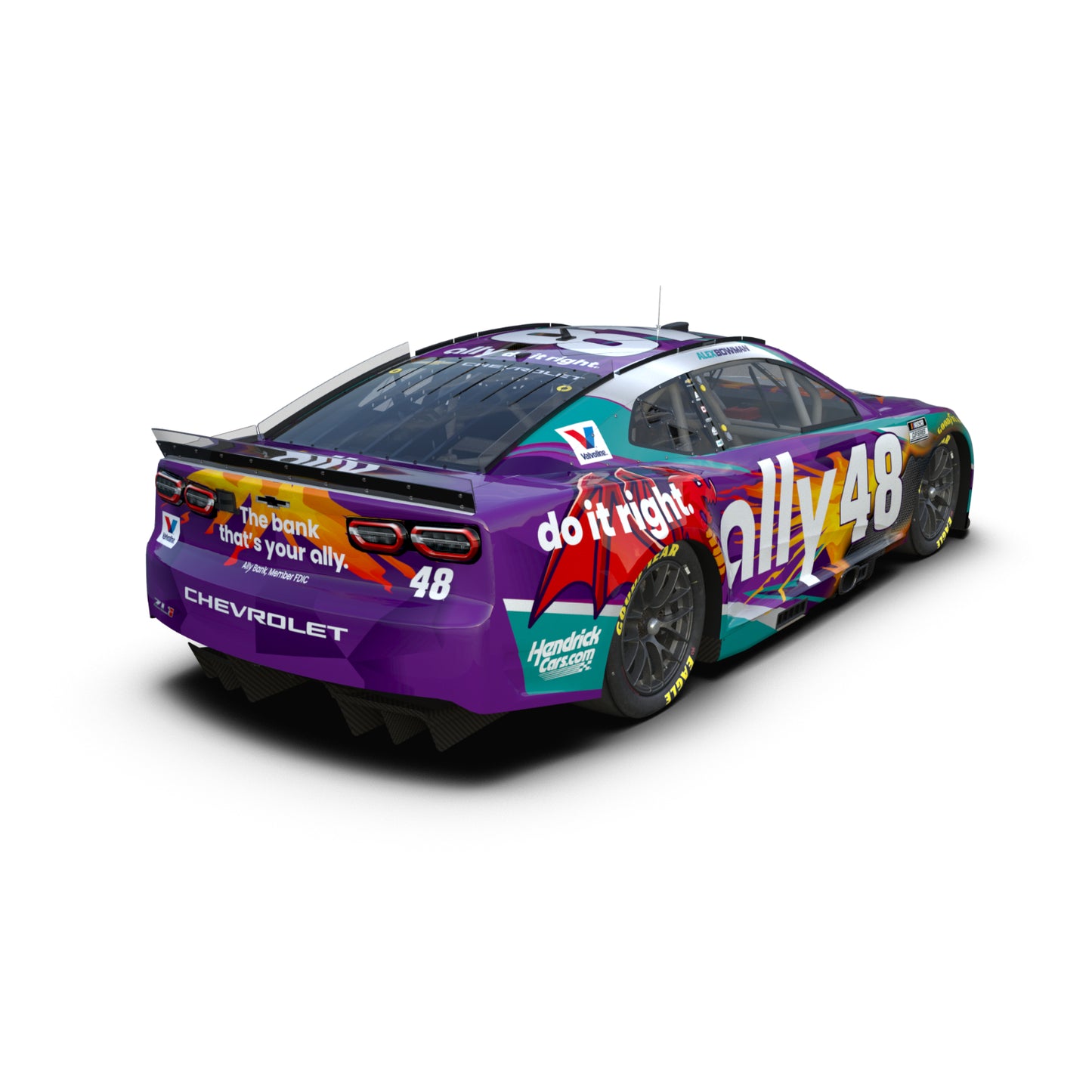 Alex Bowman #48 2026 Ally Dragons 1:24 ELITE Die-Cast