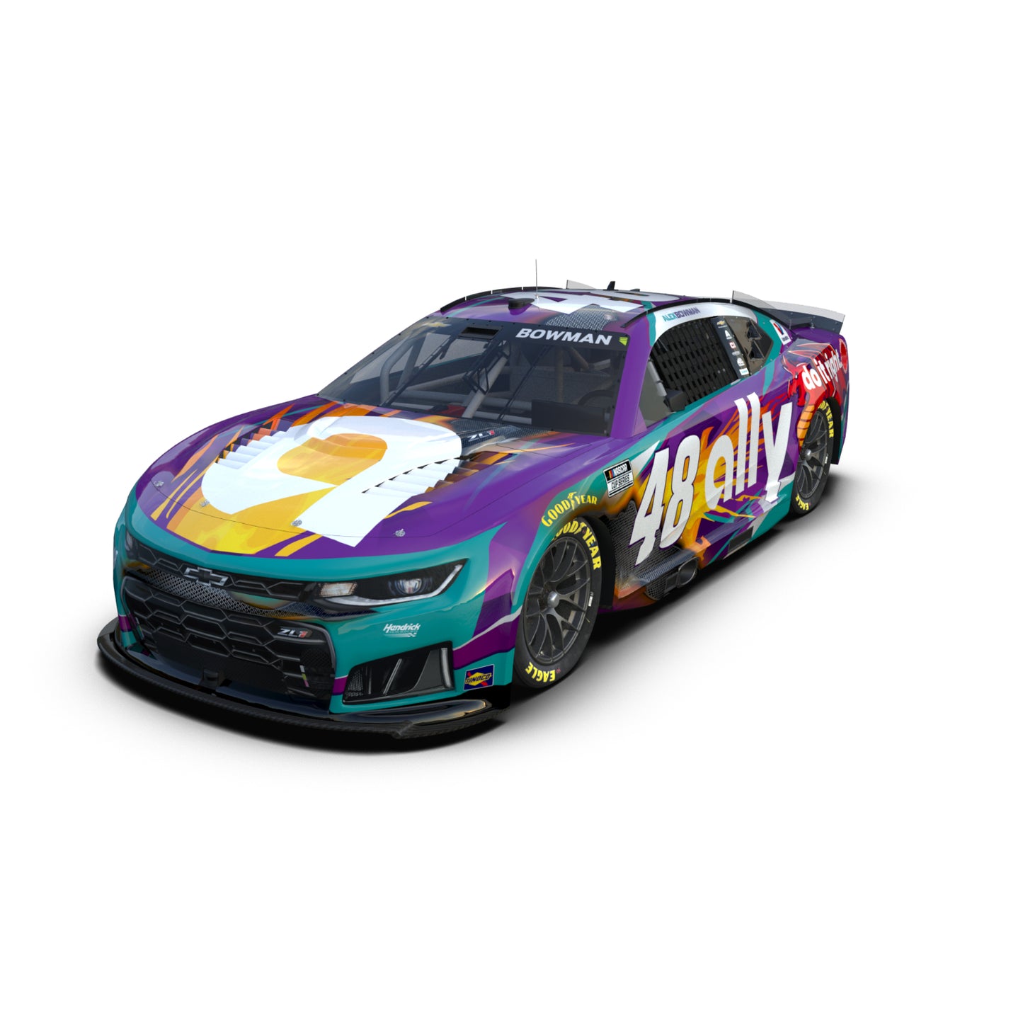 Alex Bowman #48 2026 Ally Dragons 1:24 ELITE Die-Cast
