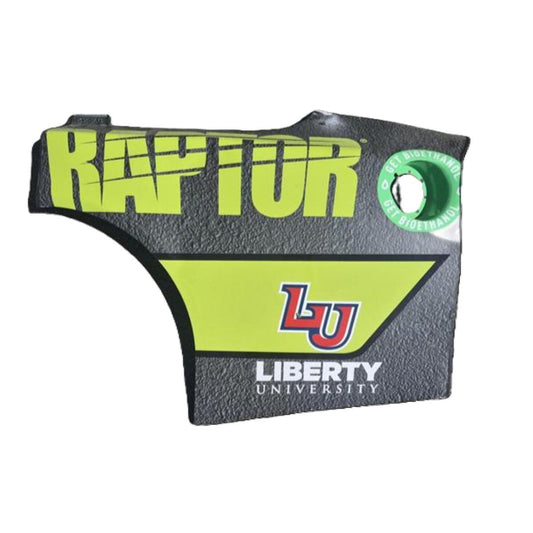 Race Used 2021 William Byron #24 Raptor Left Rear Quarter Panel - Kansas 2
