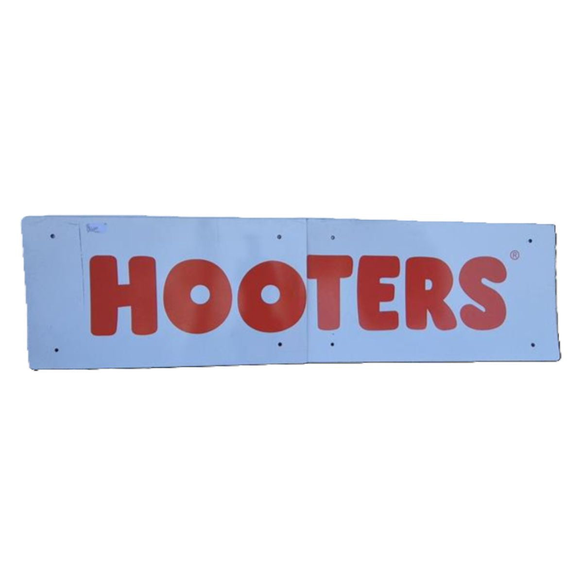 Race Used Hendrick Motorsports #9 Hooters Pit Sign