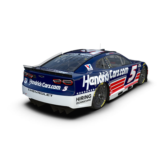 AUTOGRAPHED Kyle Larson #5 2026 HendrickCars.com Patriotic 1:24 ELITE Die-Cast