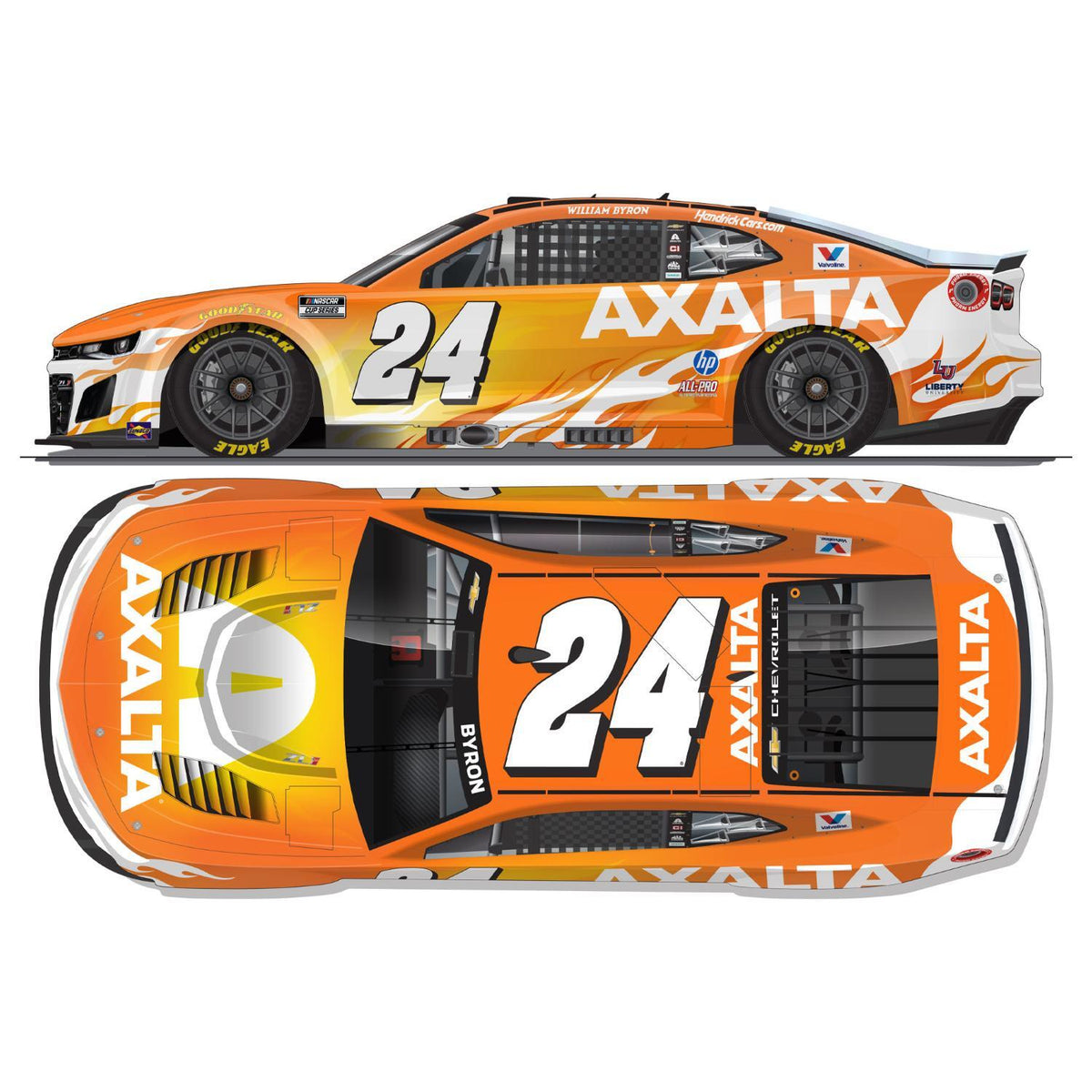 William Byron #24 2026 Axalta Color Of The Year 1:24 HO Die-Cast