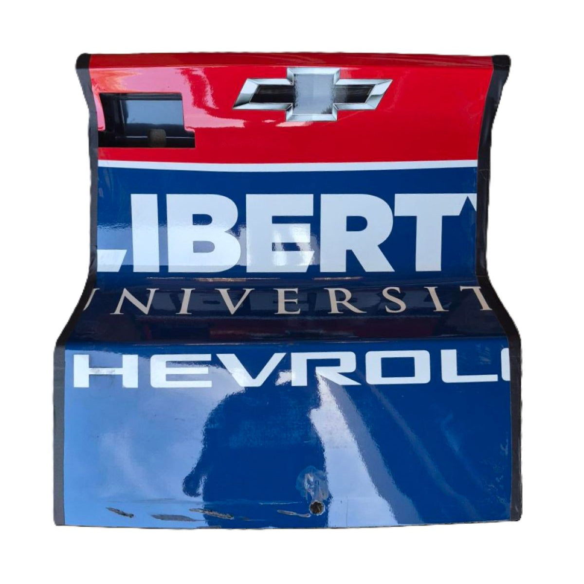 Race Used 2026 William Byron #24 Liberty University Partial Rear Bumper ( 2 of 3 ) - Watkins Glen, 300th Cup Start