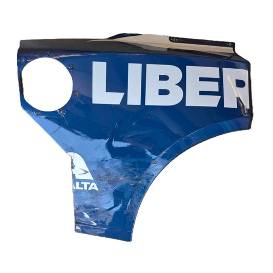 Race Used 2026 William Byron #24 Liberty University Partial Right Rear Quarter Panel ( 2 of 2 ) - Watkins Glen, 300th Cup Start