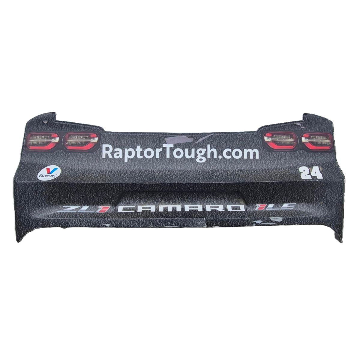 Race Used 2021 William Byron #24 Raptor Rear Bumper - Kansas 2
