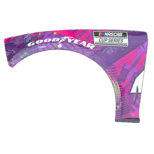 AUTOGRAPHED Race Used 2024 Alex Bowman Left Front Fender - Clash