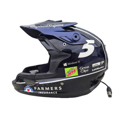Race Used Hendrick Motorsports #5 Farmers Insurance Pit Helmet