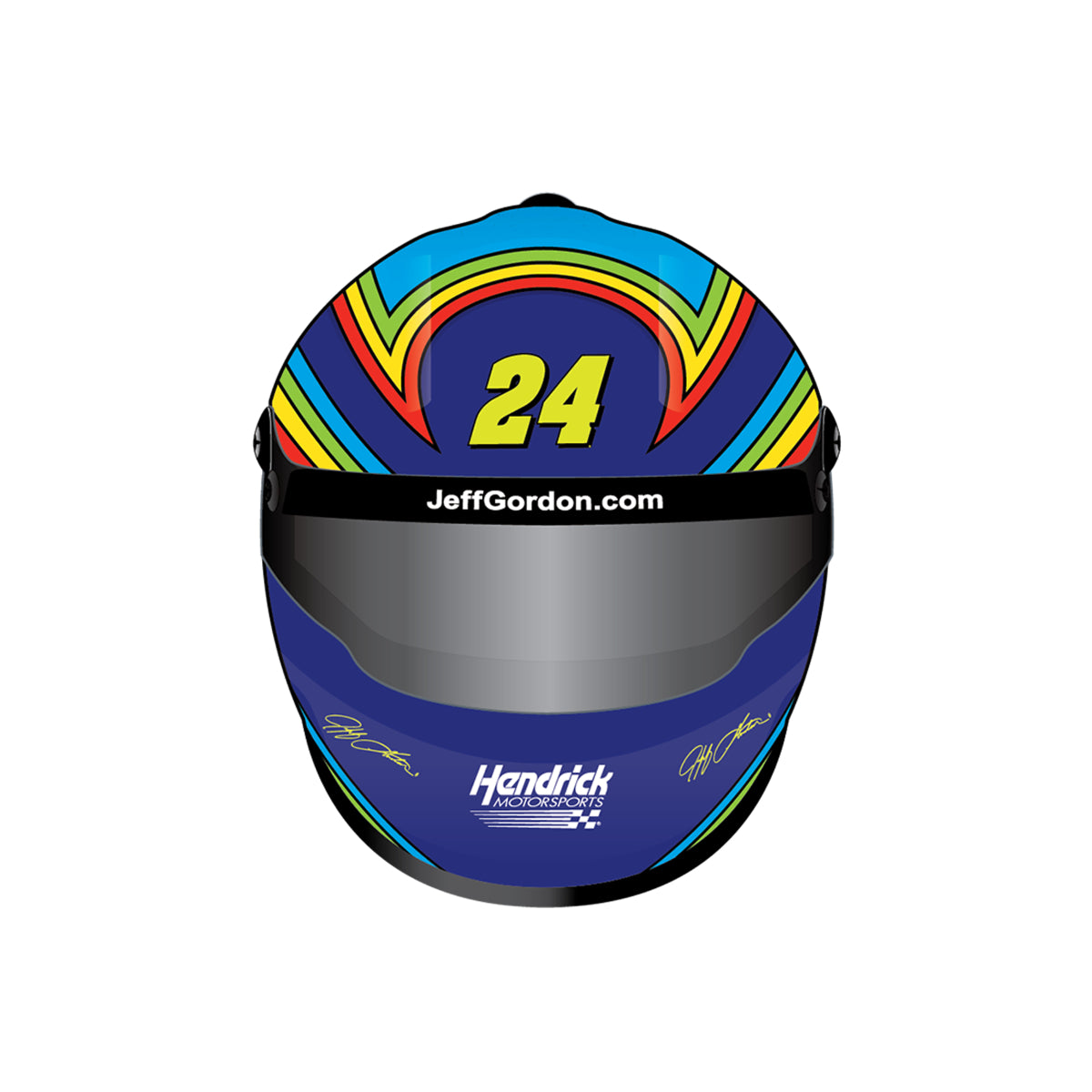 AUTOGRAPHED Jeff Gordon #24 Rainbow Drip Fantasy Full Size Replica