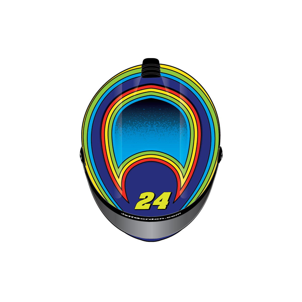 AUTOGRAPHED Jeff Gordon #24 Rainbow Drip Fantasy Full Size Replica