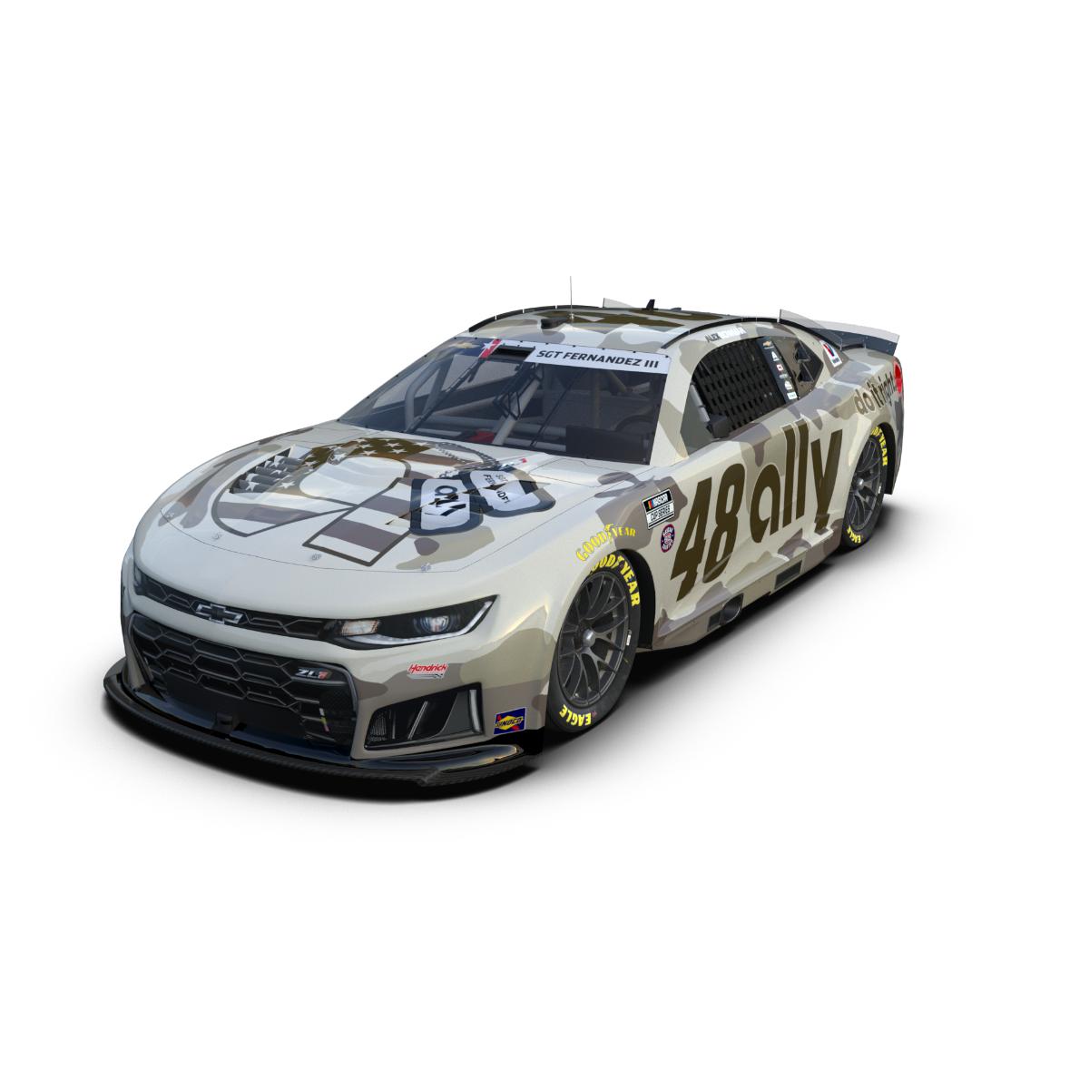 Alex Bowman #48 2026 Ally Patriotic 1:24 ELITE Die-Cast