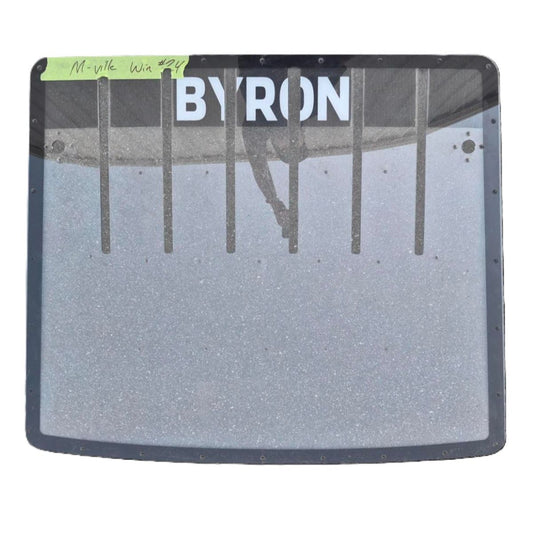 Race Used 2025 William Byron #24 Cincinnati Rear Windshield - Martinsville 2, Win