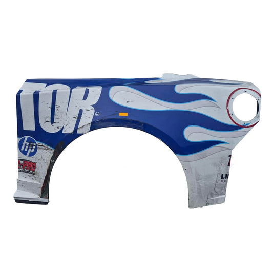 Race Used 2026 William Byron #24 Raptor Left Rear Quarter Panel - Charlotte 1, Top 10, P.9