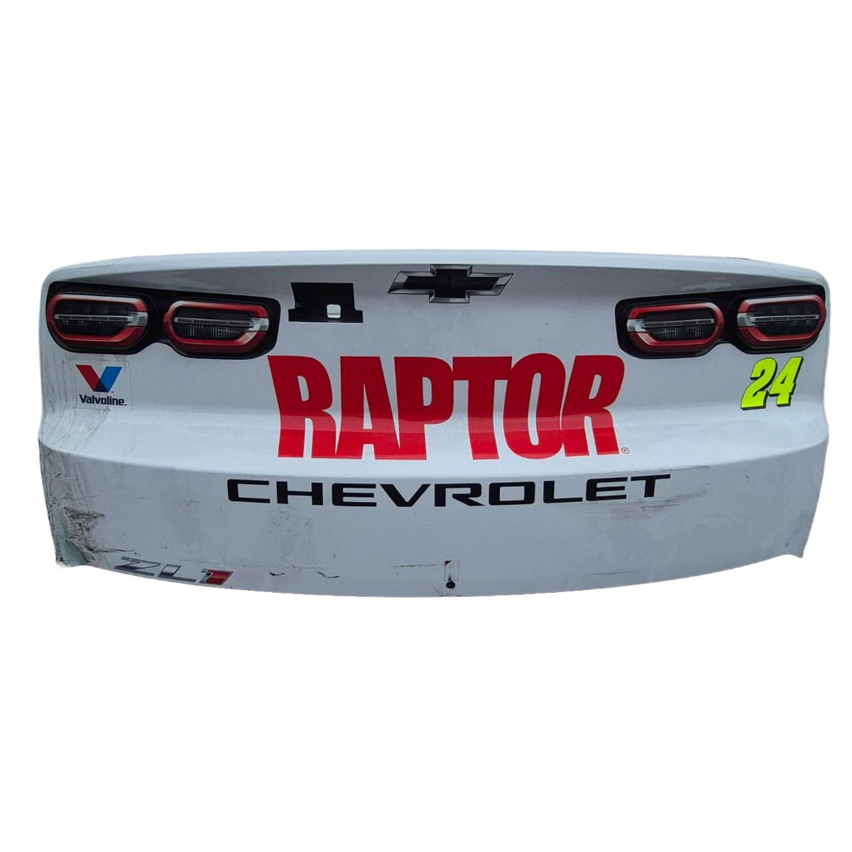 Race Used 2026 William Byron #24 Raptor Rear Bumper - Charlotte 1, Top 10, P.9