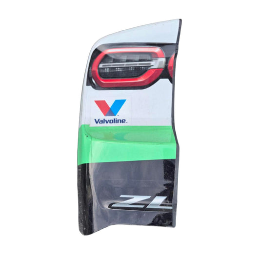 Race Used 2025 William Byron #24 Relay Left Rear Bumper Partial (1of 3) - Vegas 1