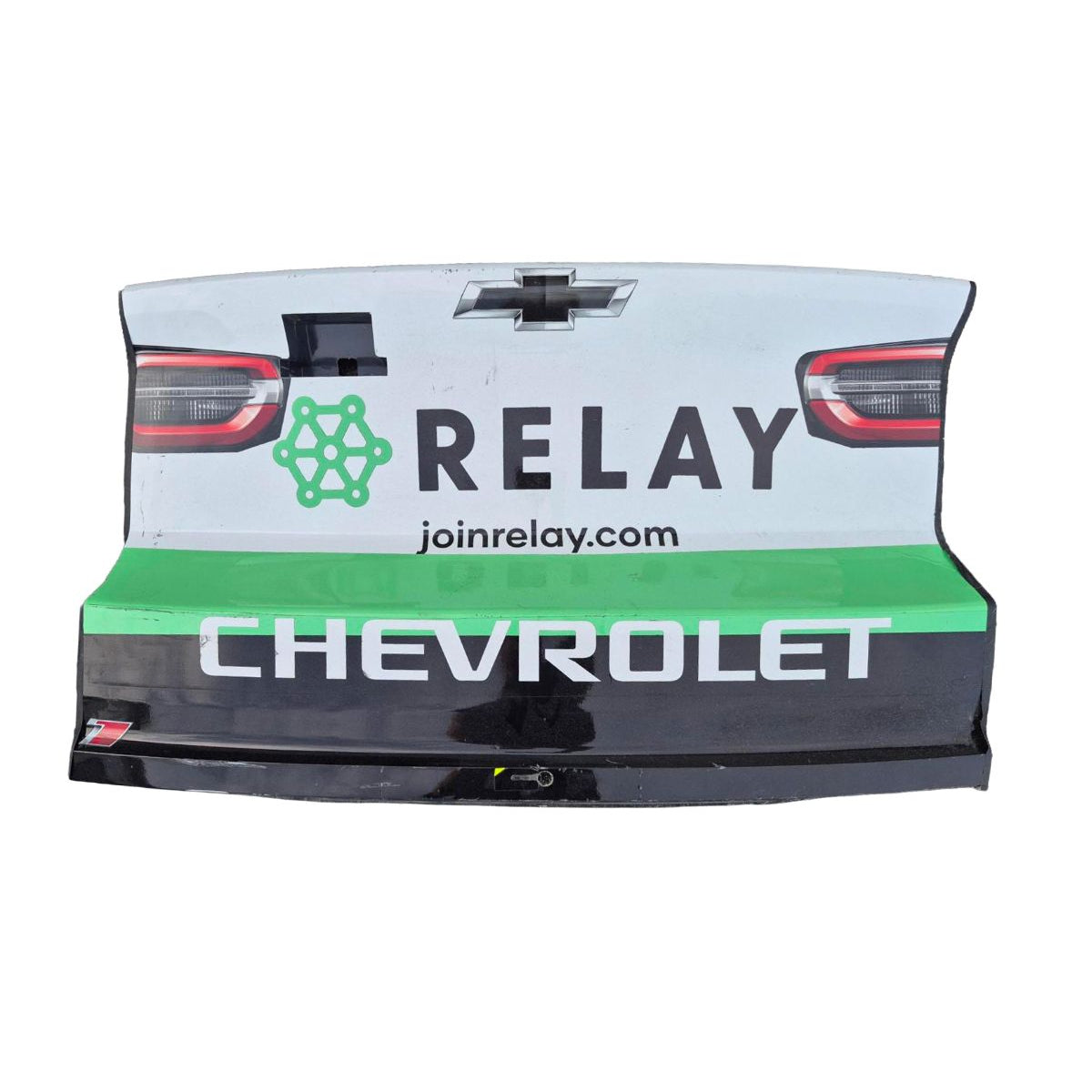 Race Used 2025 William Byron #24 Relay Center Rear Bumper Partial (2of 3) - Vegas 1