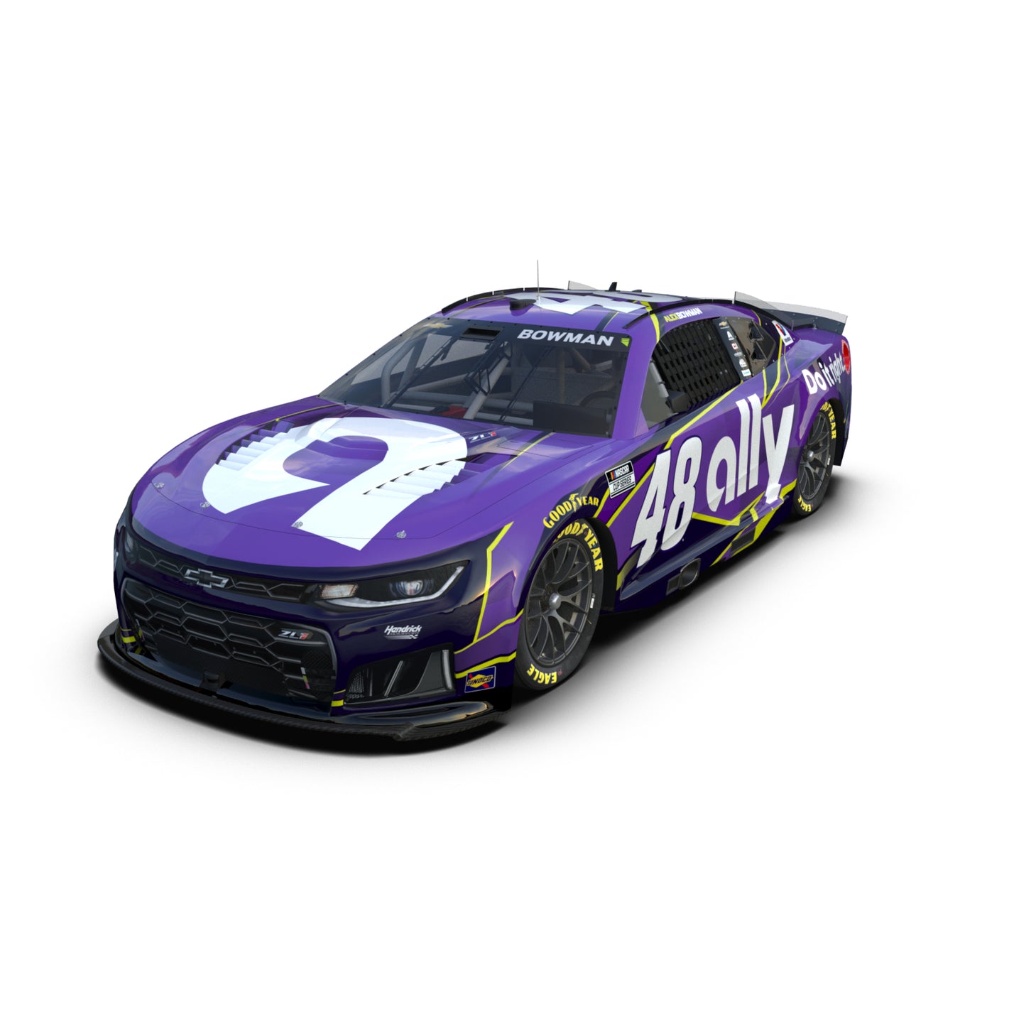 Alex Bowman #48 Ally Rebrand 1:64 Hard Top Die-Cast