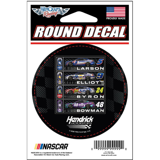 Hendrick Motorsports 2026 4-Car Decal