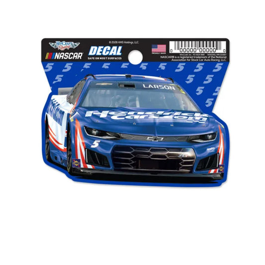 Kyle Larson #5 Clean Cut 3" x 4" HendrickCars.com Car Decal