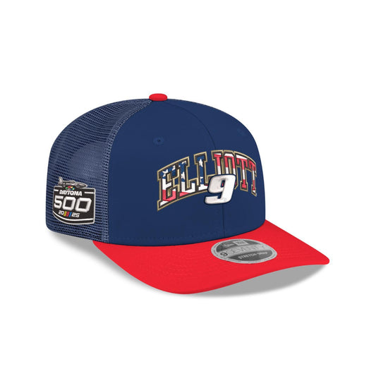 Chase Elliott #9 2025 Exclusive Daytona 500 New Era 9SEVENTY SS Trucker Cap