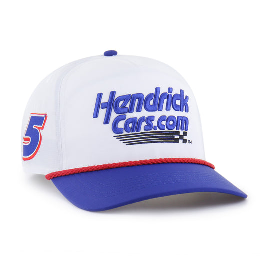 Kyle Larson #5 HendrickCars.com '47 Brand White Crown Brrr Rope Hitch Hat