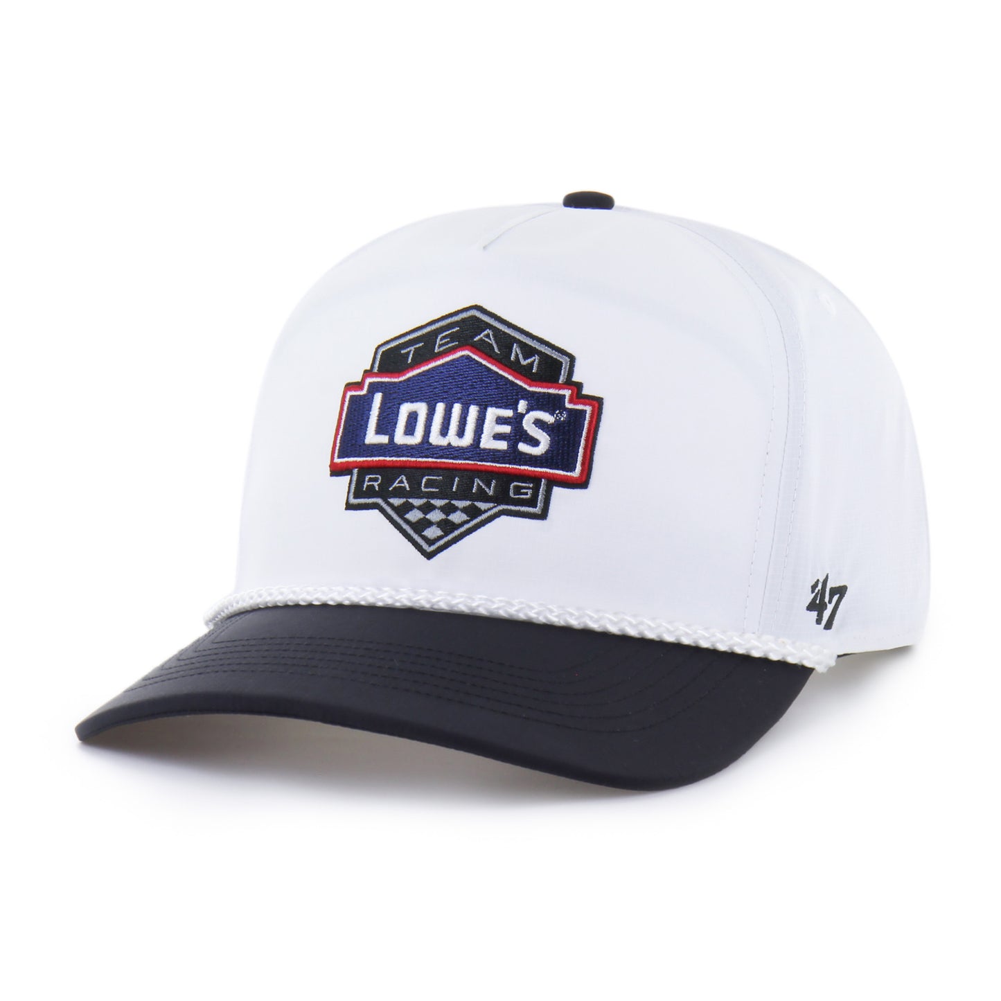 Jimmie Johnson #48 Lowe's '47 Brand White Crown Brrr Rope Hitch Hat