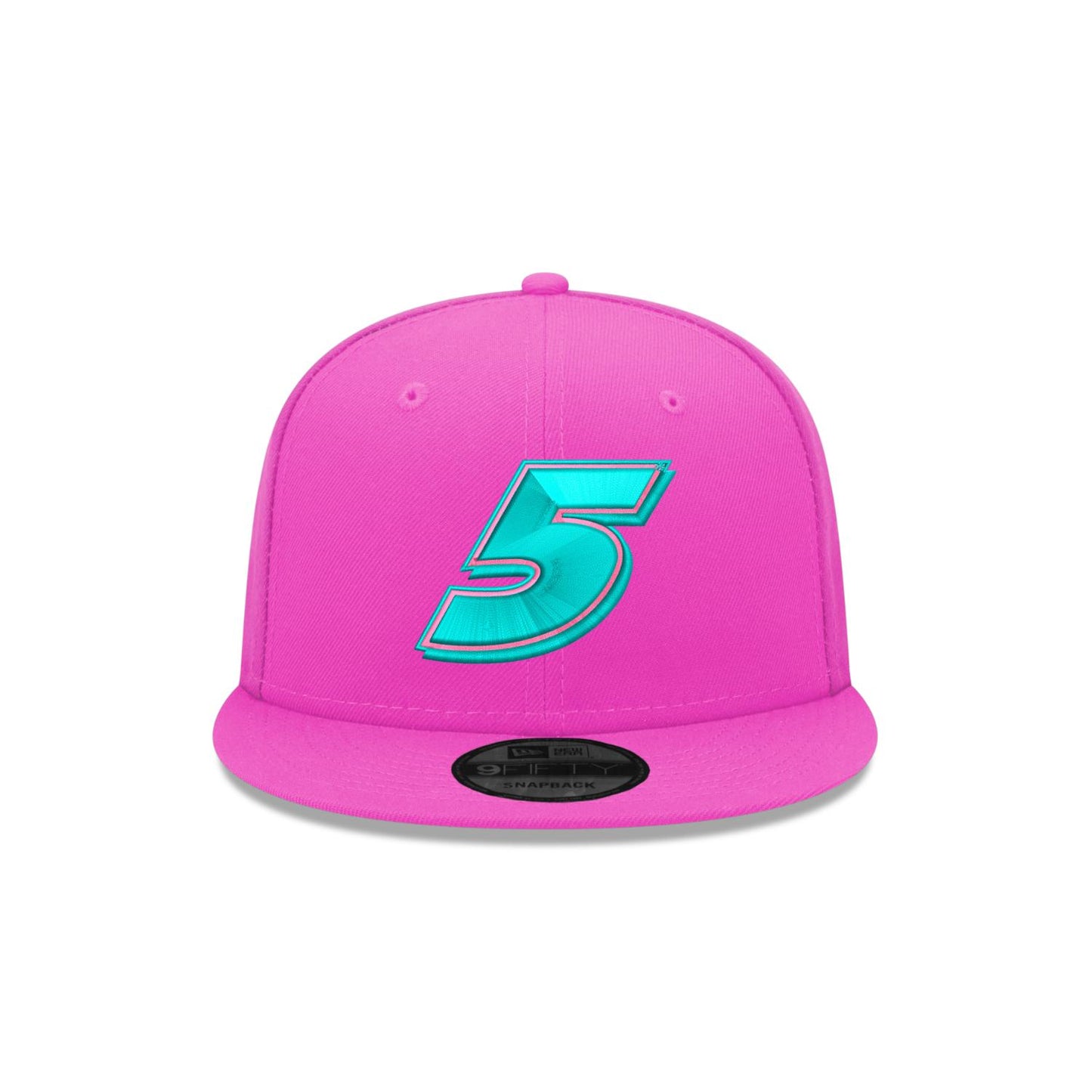 Kyle Larson #5 New Era Neon Pink Glow 9FIFTY Cap